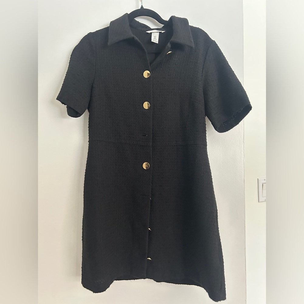 Black H&M Short Sleeved Dress Size M